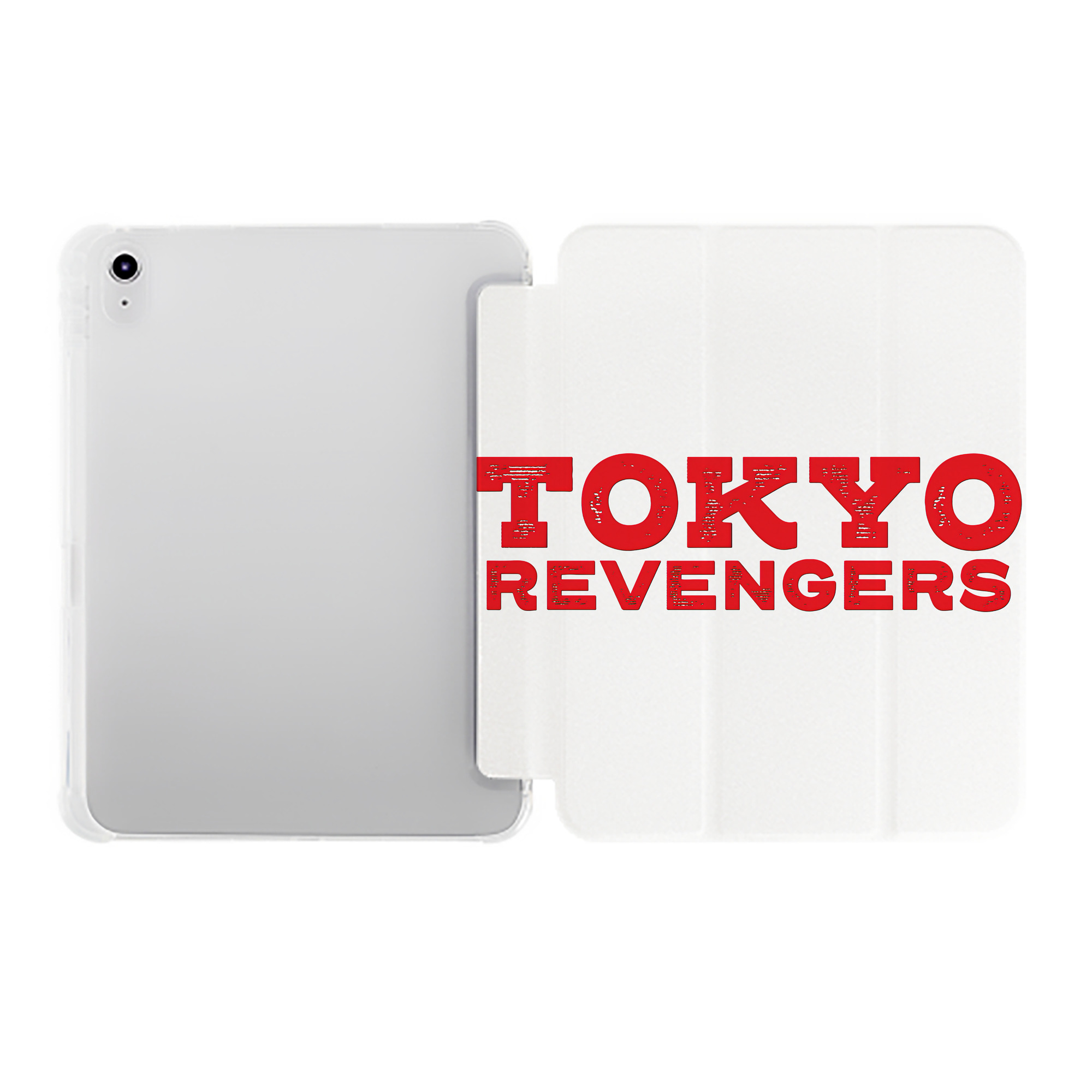 （画像用） 東京リベンジャーズ Tokyo Revengers IPad ケース ペン収納付き 三つ折りスタンド PUレザー×シリコン 対応機種9.5/10.5/10.9インチ
